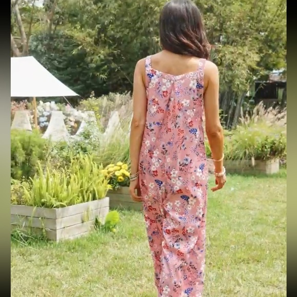 Floral Pink Jumpsuit - Picture 13 of 15